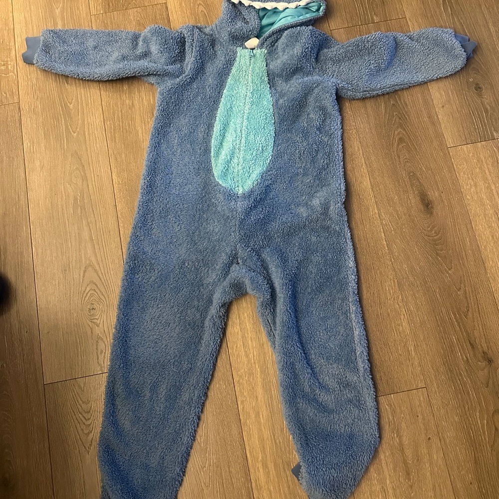 Disney stitch Blue Kids One Piece Footie 9/10
